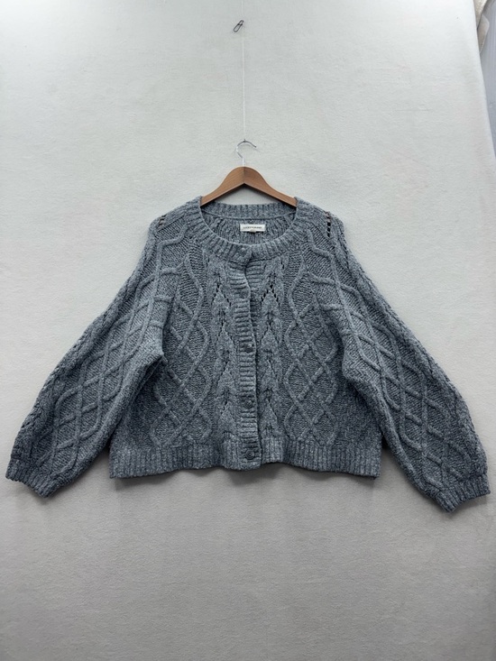 Lucky Brand Sweaters - Lucky Brand Women’s XL Bobbie Wool Blend Knit Cardigan Sweater Women’s Gray